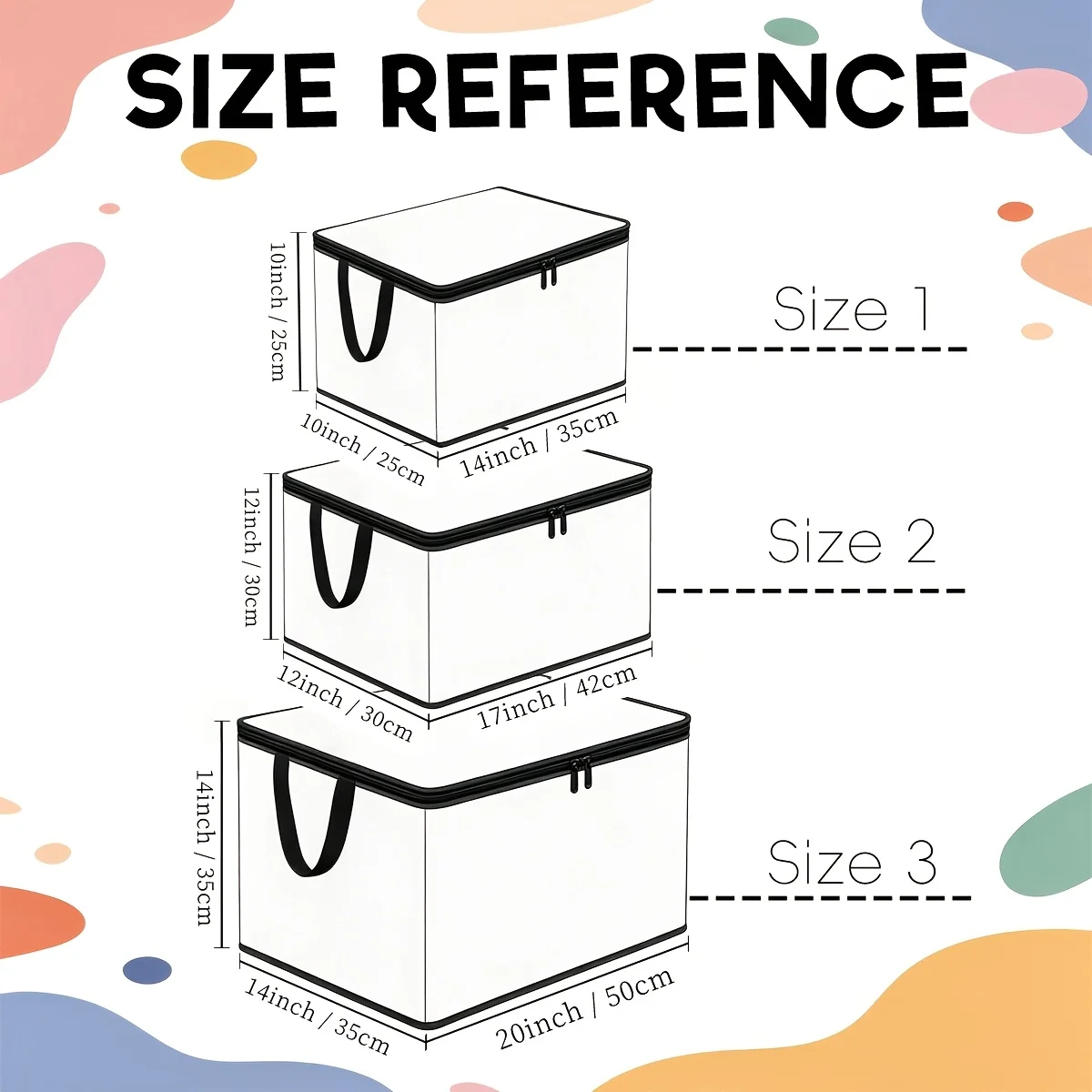 Christmas Decor Storage Box, Foldable Fabric Box