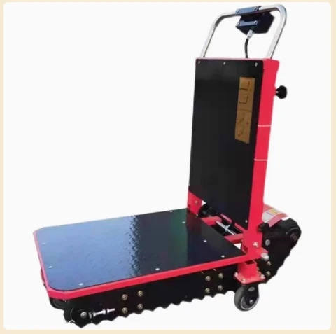 

400KG Stair Climbing Vehicle Cargo Handling Cart Crawler-type Up and Down Stair Climber Folding Angle Adjustable Silent Electric