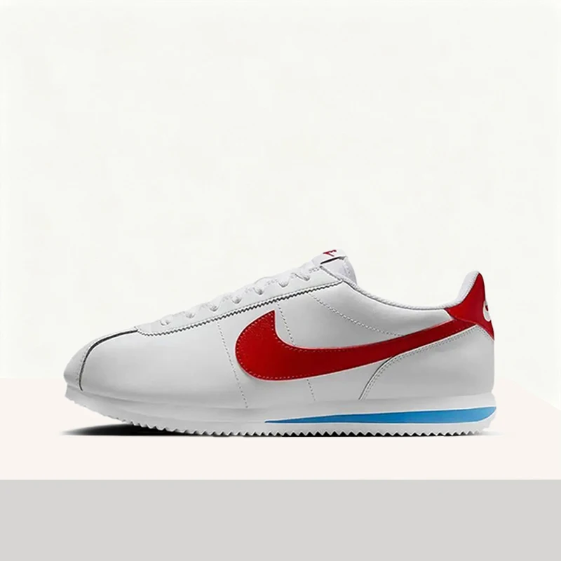

Кроссовки Nike Cortez: стильные, минималистичные, мягкие, универсальные, удобные, прочные, низкие, для мужчин – белые DM4044-108