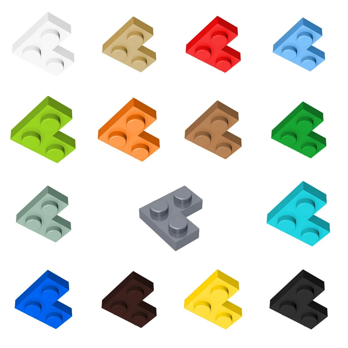 

200pcs DIY Building Blocks Thin Figures Bricks 1+2 Dots Educational Creative Size Compatible With 2420 Plastic Toys for Children