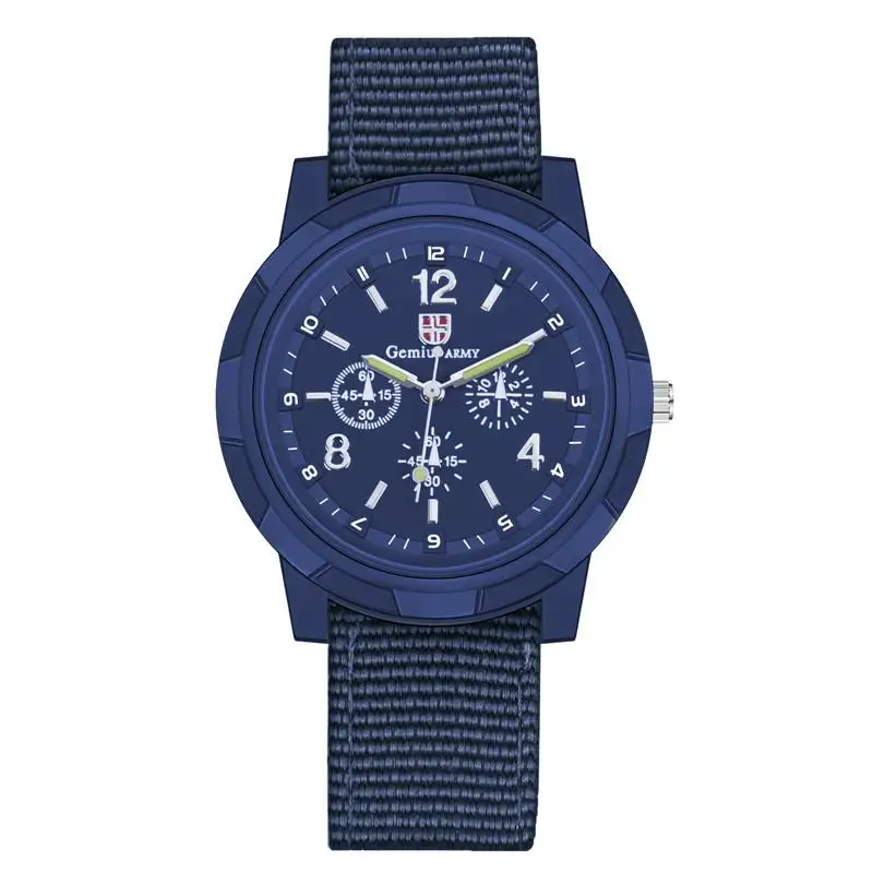 Buitenlandse Handel Nieuwe Nylon Gevlochten Touw Sporthorloge Quartz Horloge Heren Outdoor Sport Horloges In Voorraad