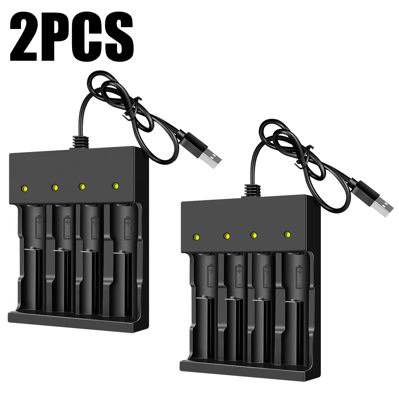 2PCS 18650 Battery …