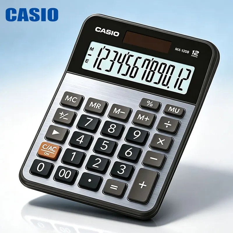 Casio MX-120B/12B AX-12B/120B DX-120B/DX-12B Office safety desktop computer Discount rebate calculation Daily accounting