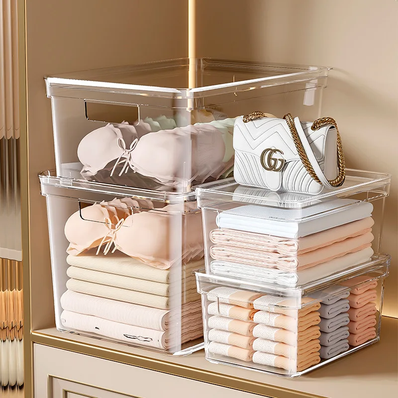 

Ящик для хранения одежды, сетка для хранения, прозрачный ящик для хранения домашнего повседневного нижнего белья, гардеробная, ящик для хранения одежды