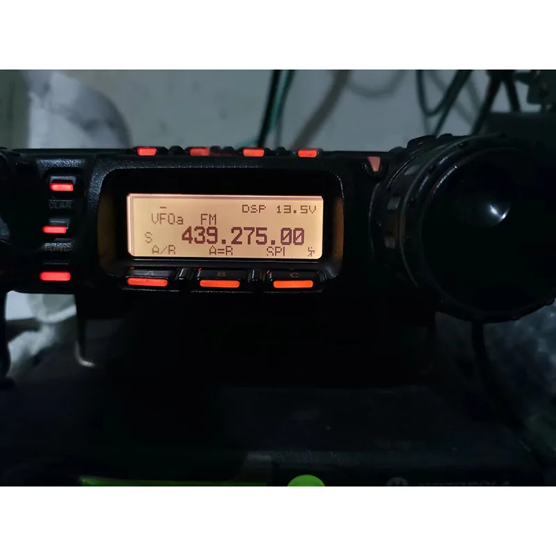 YAESU FT-857 FT-857D LCD 디스플레이 대체 부품, \'얼룩말 줄무늬\' 문제