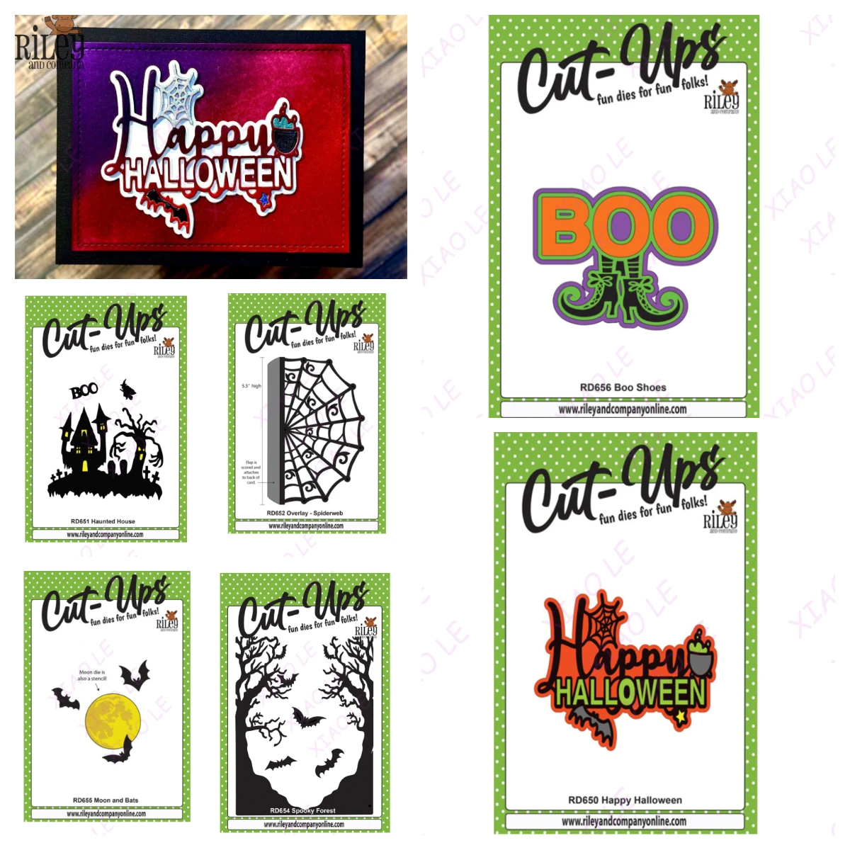 

Halloween Spooky Spiderweb Metal Cutting Dies DIY Mold Various Card Series Scrapbook Paper Craft Knife Mould Blade Punch Cut Die