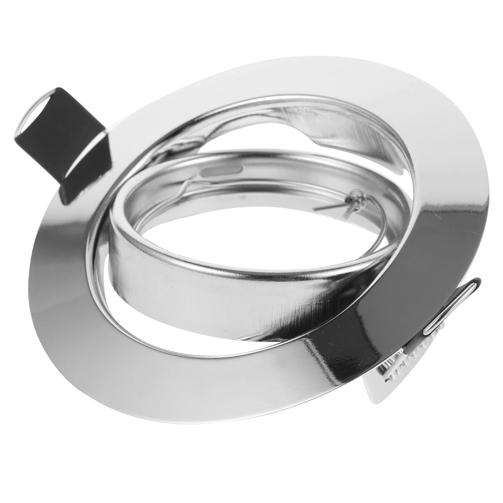 

Spotlight Bracket Ring Trim Black Arc Surface Nickel Spray Kitchen Bedroom Decorative Covers Recessed Light Fixture Frame Easy