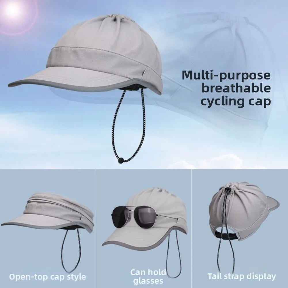 

Creative Gift Breathable Baseball Hat UPF 50+ Adjustable Sun Protection Cap Quick Dry Foldable Outdoor Hat Hiking