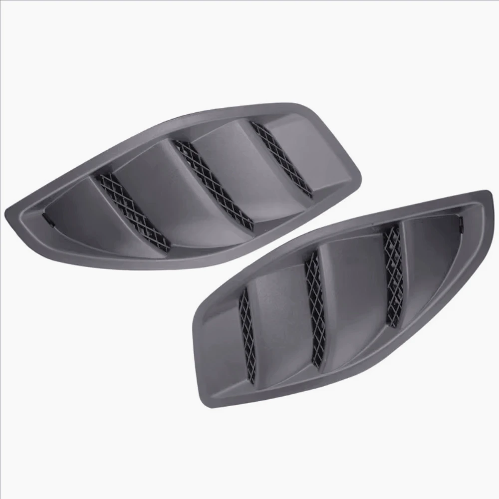 

AM-Car Left Right Engine Hood Dome Louvers Air Inlet Vents Bezel Fit For Jeep JK Wrangler 2007-2017