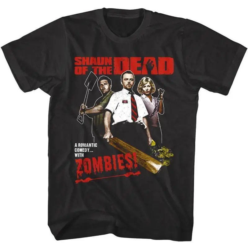 Мужская футболка Shaun of the Dead Zombie с романтической комедии