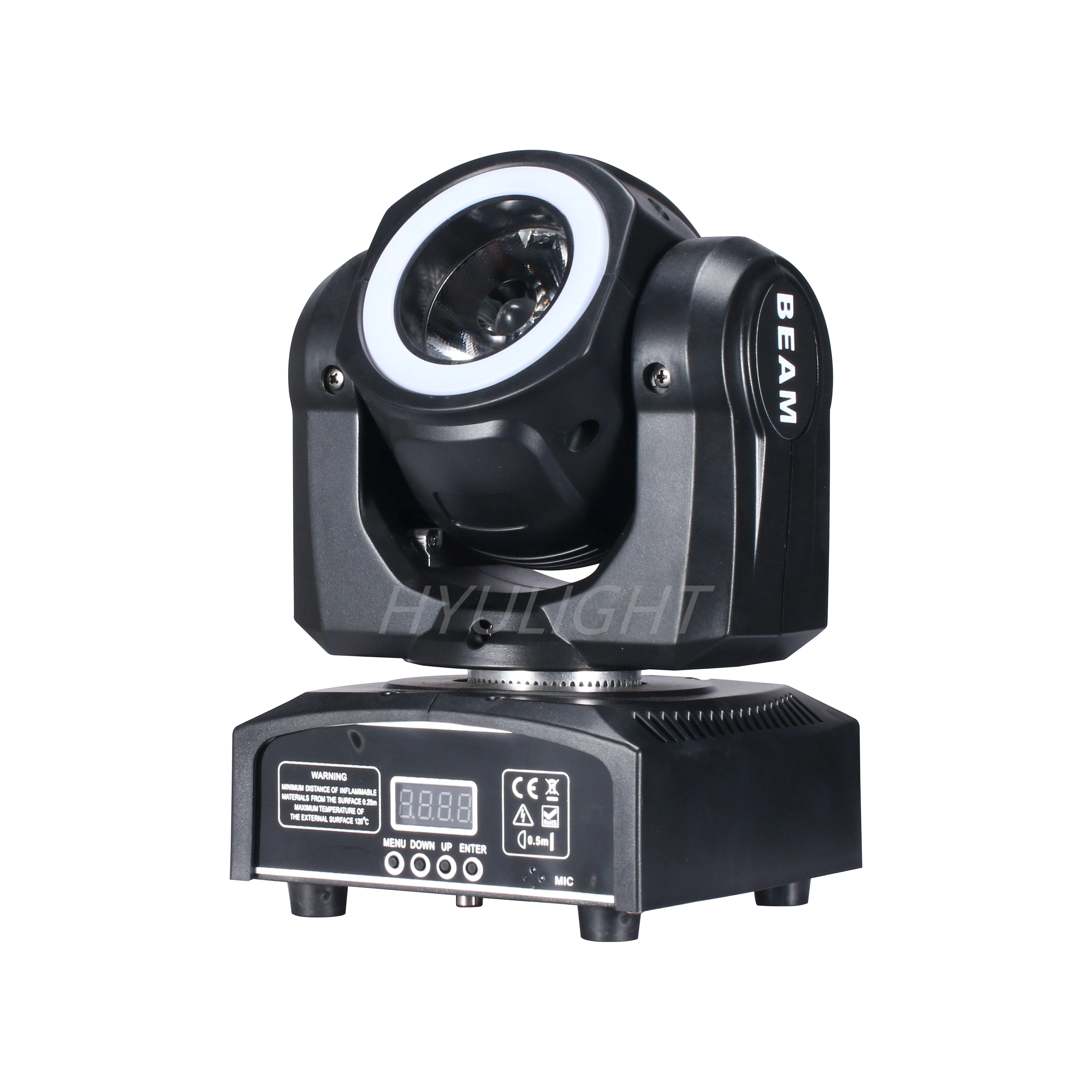 Led 60W Beam Moving Mini With 12LED SMD5050 RGB 3in1 Halo Effect 60w  Led Wash Super Bright LED DJ Spot Light Dmx Control