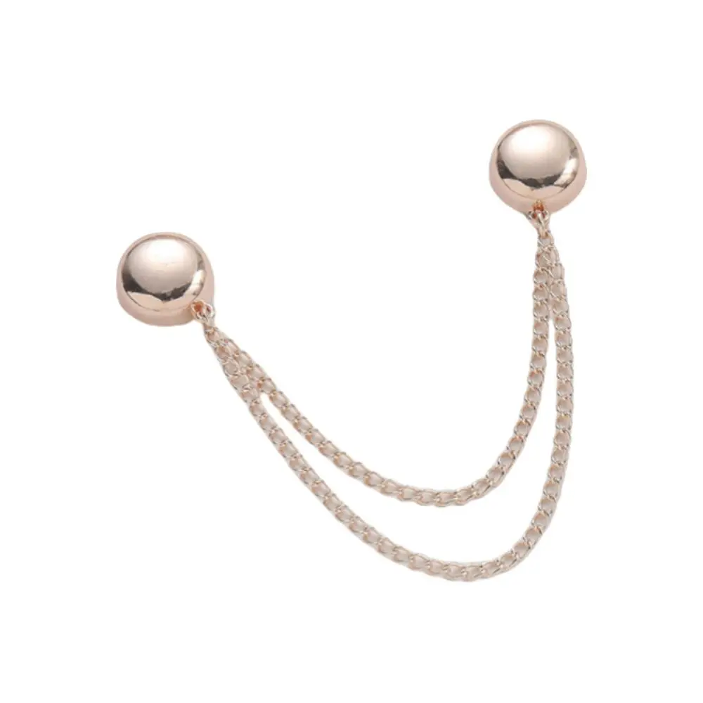 

Fashion Multi-Function Magnetic Clothing Clip Metal Button Leg Cuff Fixing Pin Waist Buckle Non-hole Shorten Trouser Clip Scarf
