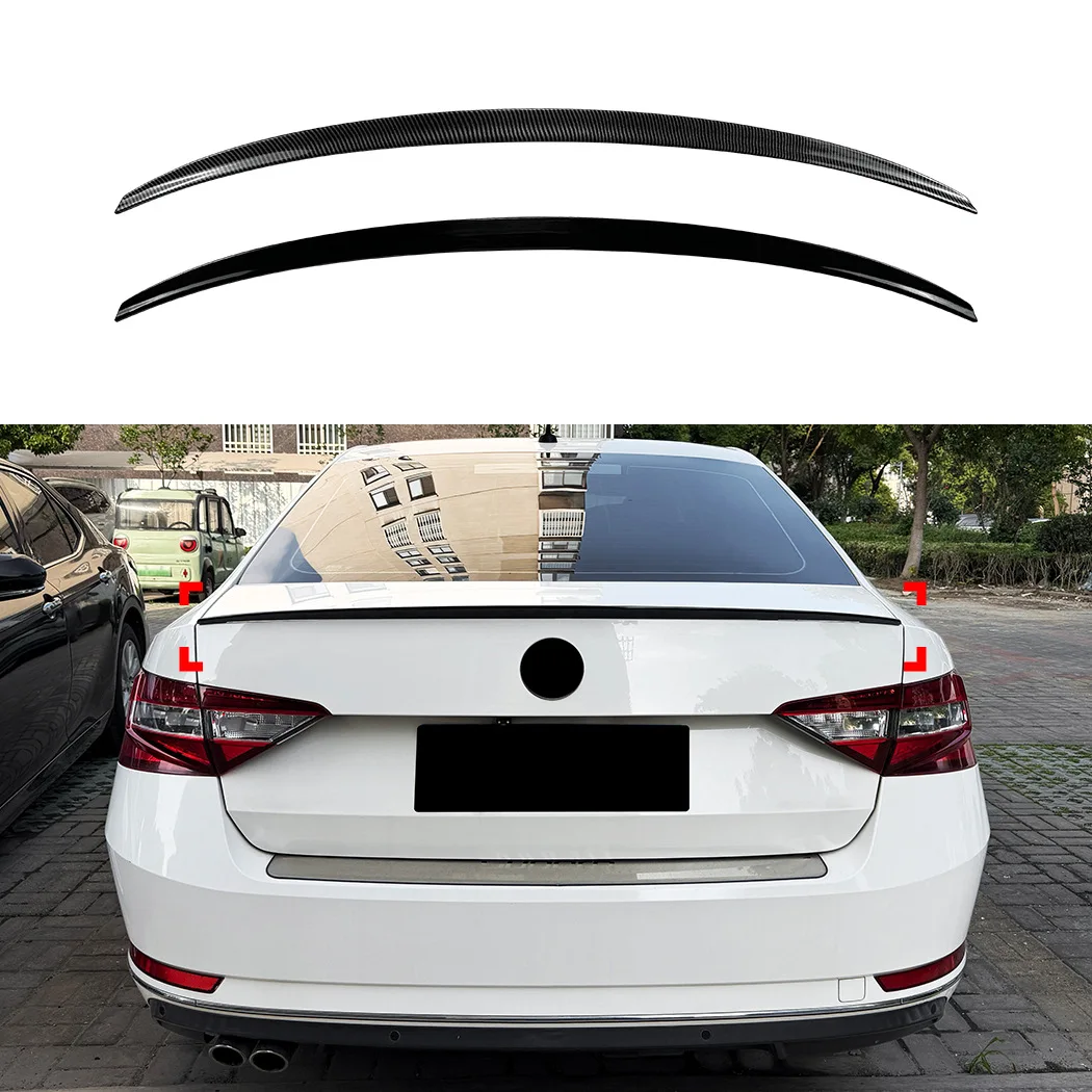Rear Trunk Lip Spoiler Wing For Skoda Superb B8 3V 2015‑2022 Sedan Rear Boot Tail Lip Car Exterior Tuning Accessories