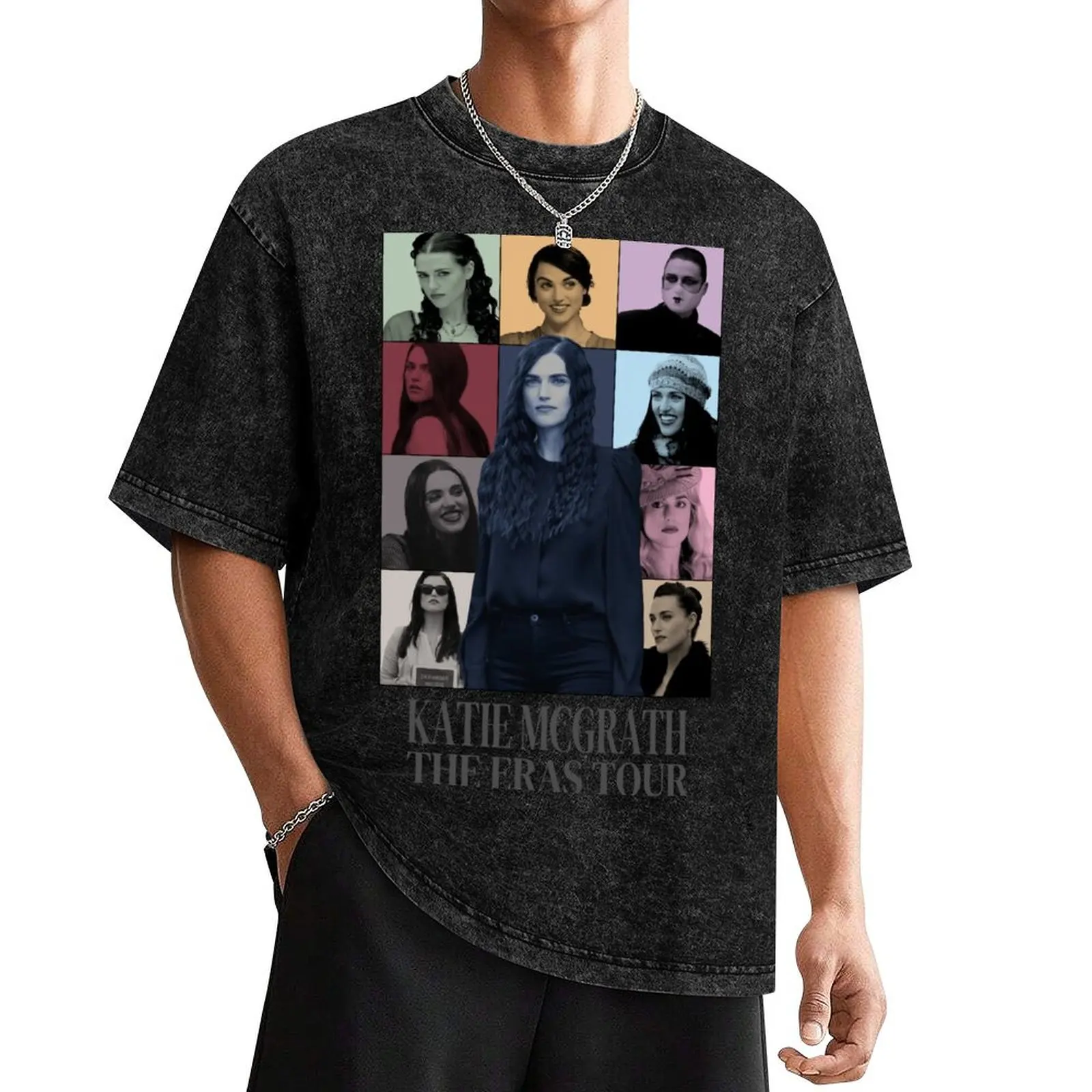 

Katie McGrath's Eras Poster T-Shirt custom t-shirts animal prinfor boys luxury t-shirt plus size clothes t shirts for men pack