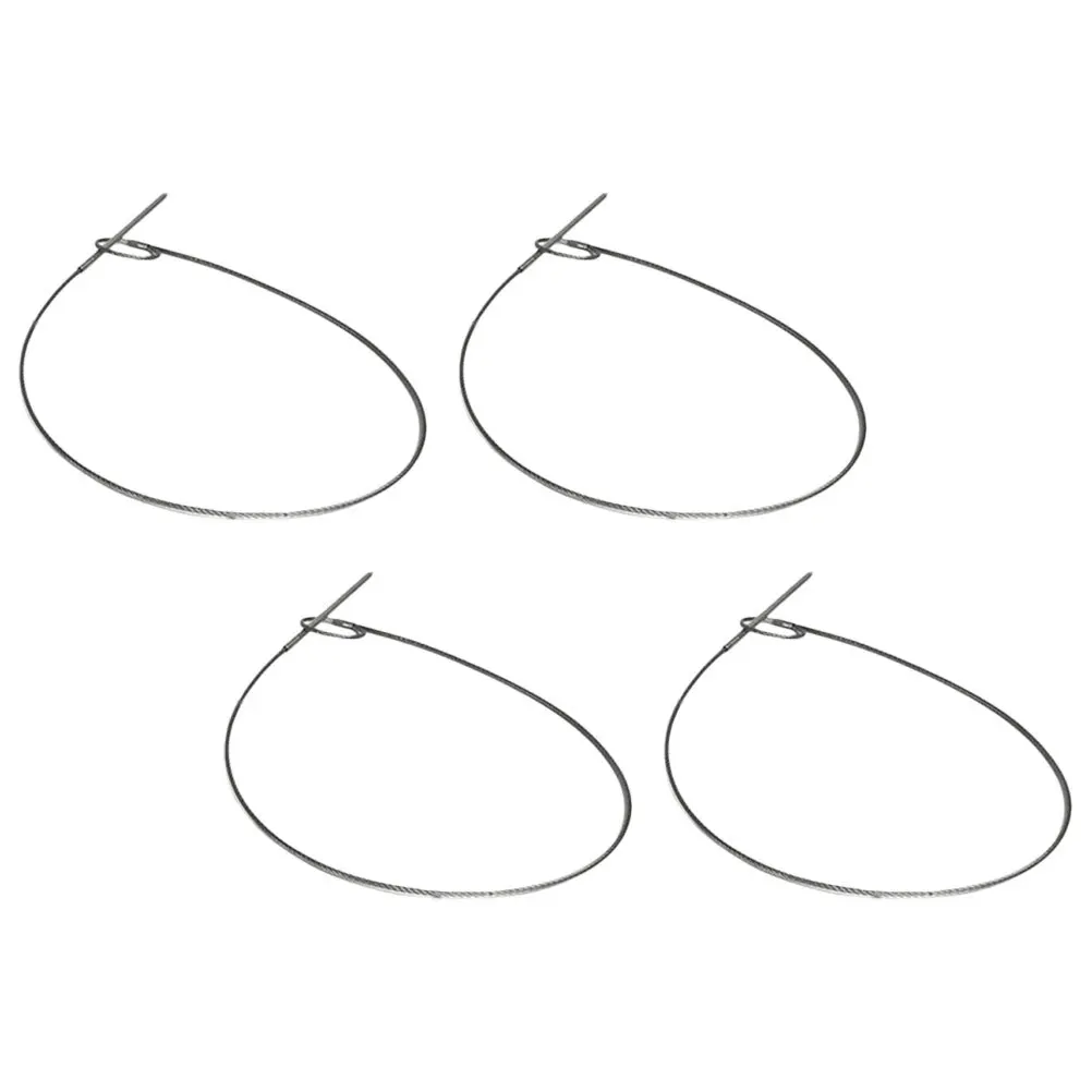 

4Pcs Grill Skewers Stainless Steel Reusable Barbecue Sticks Easy to Clean Suitable for Chicken Kabob Vegetables Outdoor Indoor