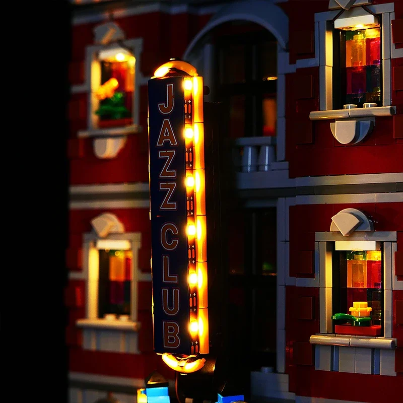 DIY RC LED Light Kit For LEGO 10312 Jazz Club & Pizzeria   (Only LED Light,Without Blocks Model)