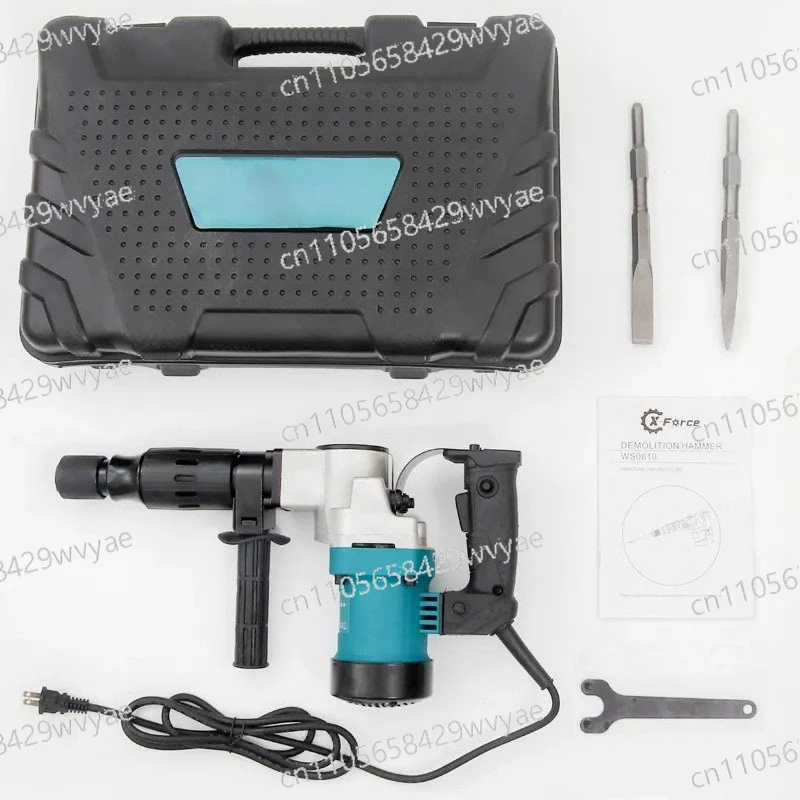 

High Power Electric Pickaxe and Drill 220V/110V, Suitable for Concrete Crushing, Wall Demolition, Excavation, Etc
