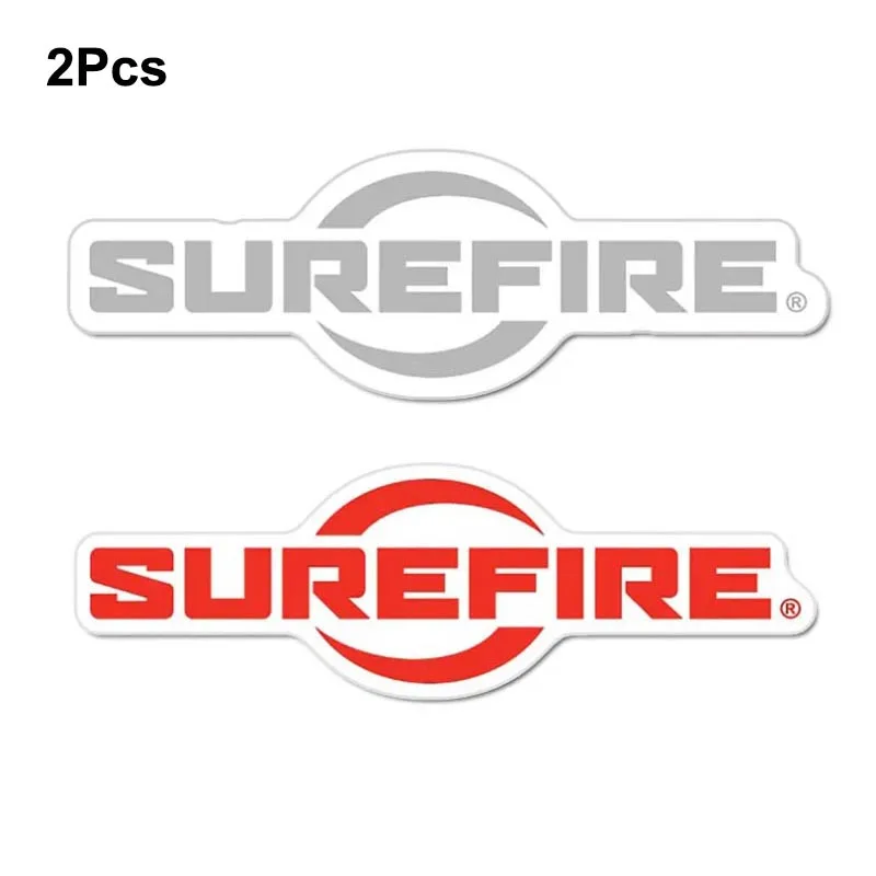 2 Pcs/Set Military Stickers Vinyl Matte Pegatinas Tactical Lighting Brand Decals for Car Motorcycle Laptops Bicycles Helmet Cup