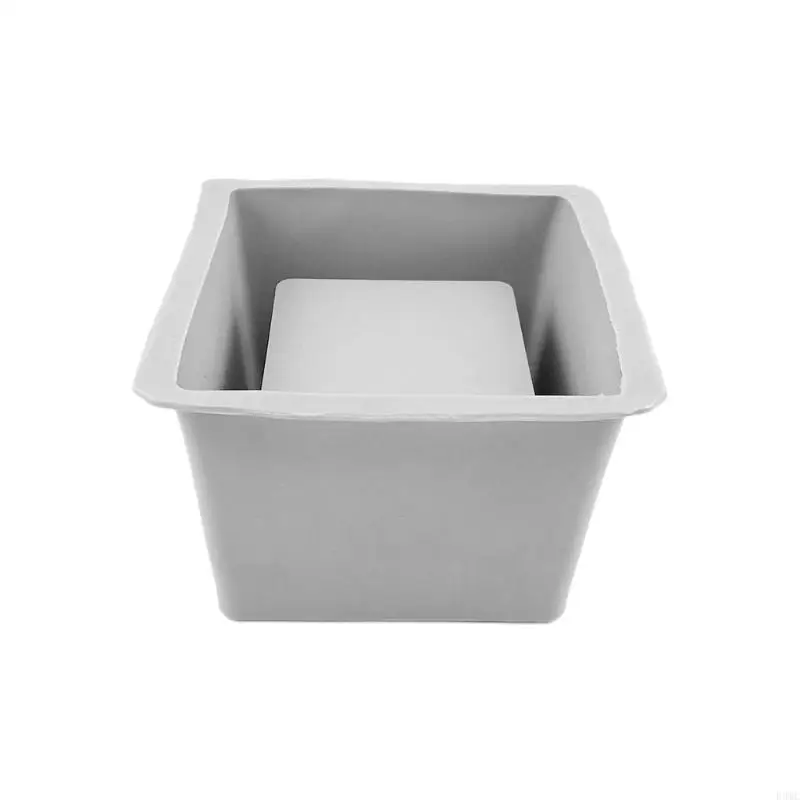 

R3MC Flower Pot Silicone Mold Diy Succulents Concrete Flower Pot Plaster Cement Mold