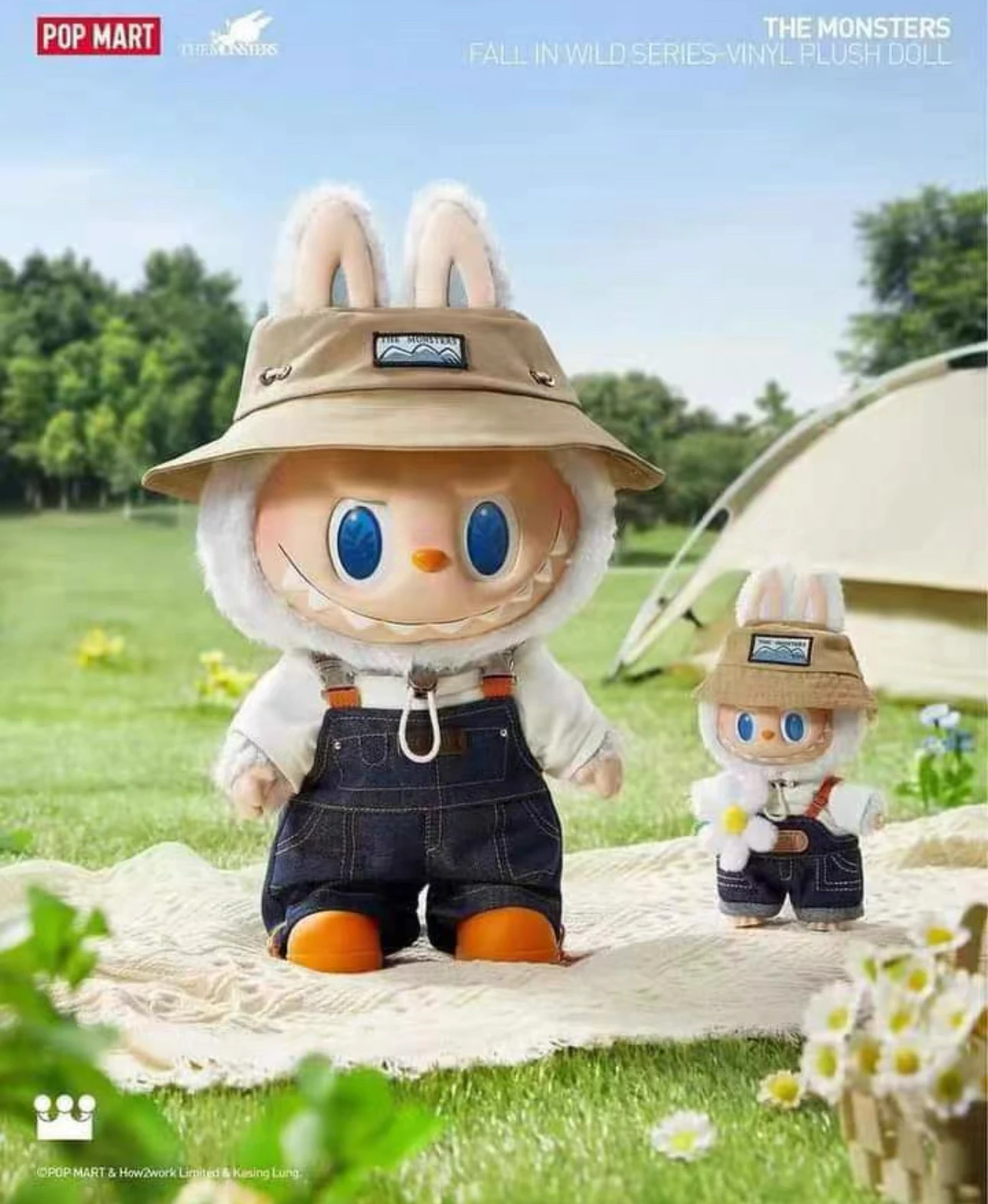 

LABUBU Spring Wilderness Home Series Vinyl Plush Doll Pendant Mokoko Christmas Limited Edition Pendant Trendy Handmade Gift