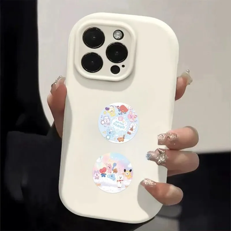 500PCS BT21 Roll Stickers Cute Cartoon Stickers K-pop Idol Merch for DIY Phone Case & Scrapbook Decoration - view 6