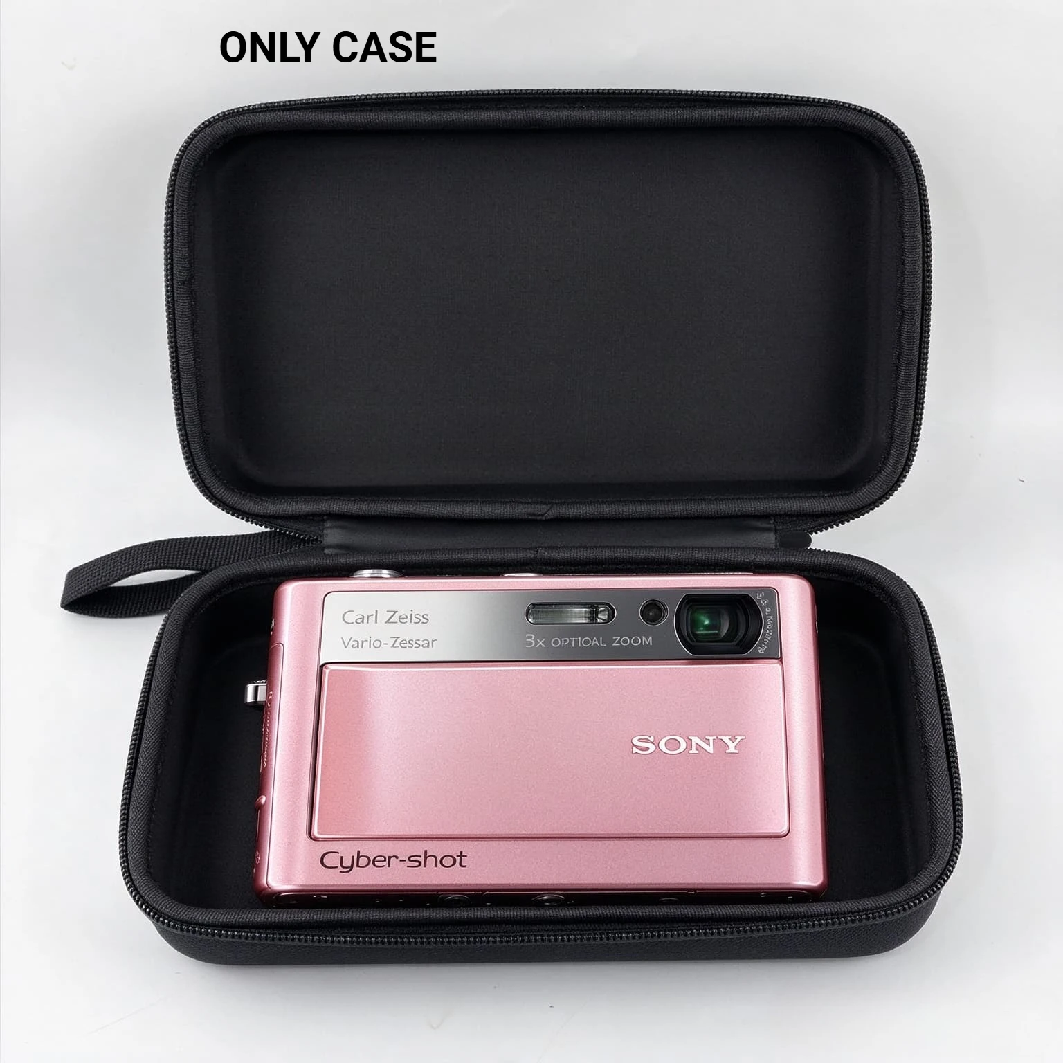 EVA Hard Camera Case Portable Travel Storage Bag Compatible with Sony Dsc‑w220 W170 T20 T70 W830 Slide‑cover Camera, Camera Body