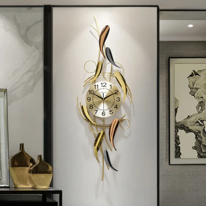 Aesthetic Battery Clock Wall Decor Digital Big Nordic Smart Wall Clock Modern Design Fancy Living Room Orologio Daparete Decor