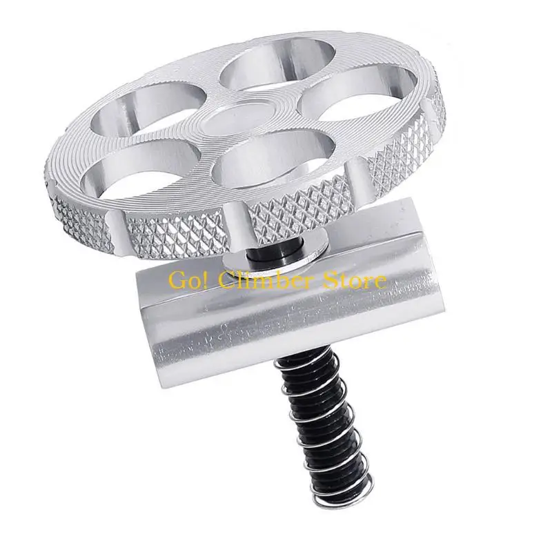 

Q84C Aluminum Alloys Folding Bike C Buckle High Strength Hinges Clamp C Buckle Rotary Button Cycling Accessories Easy to Use