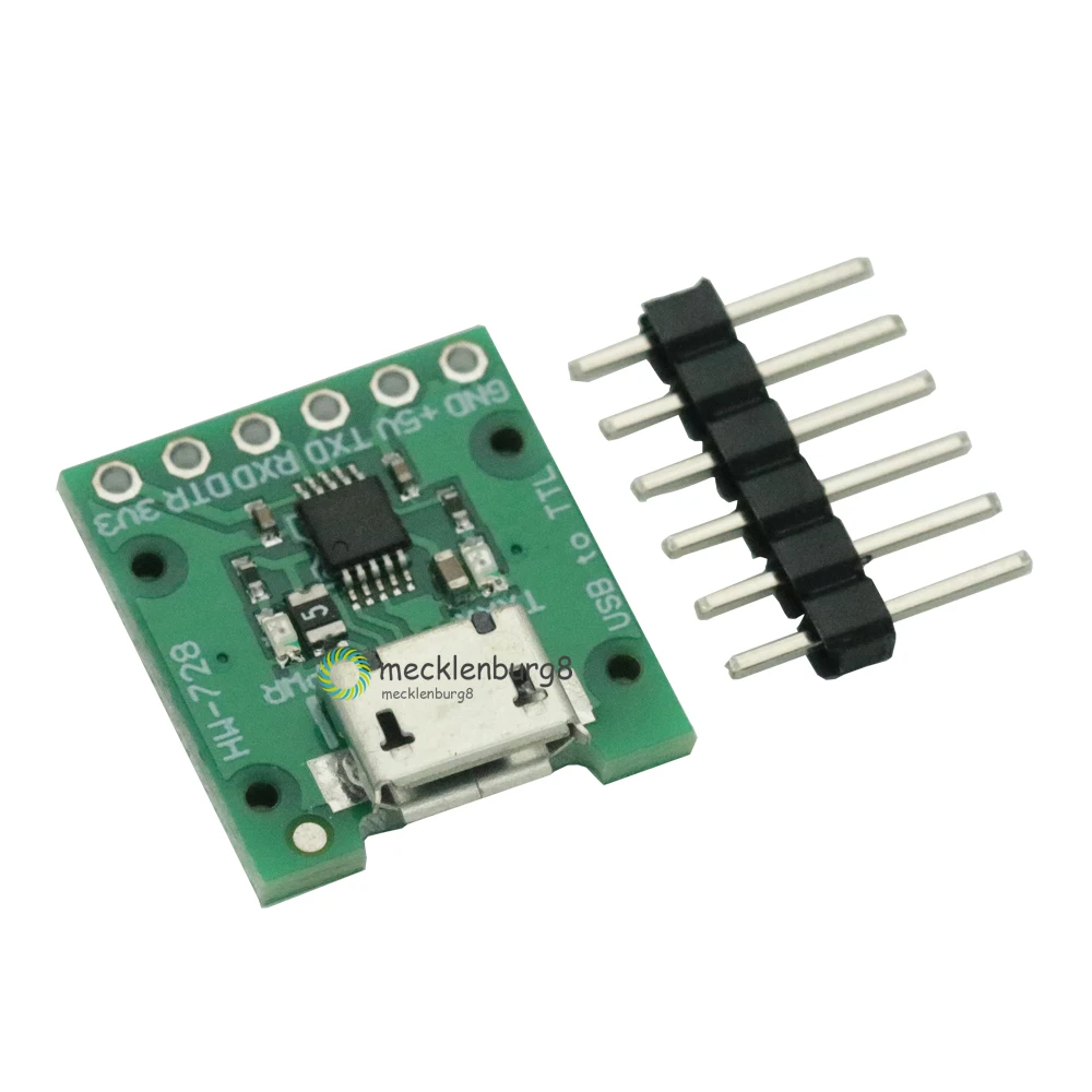 DC3.3-5V 6PIN CH340E MSOP10 USB To TTL Module For Arduino Pro Mini STC/STM32