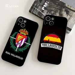 FOR IPhone 14 Valladolid Flag Soft Case for Iphone 15 14 11 12 Pro 8 7 14 15 Plus X 13 Pro MAX SE2020 XR XS RICCU Soft Covers