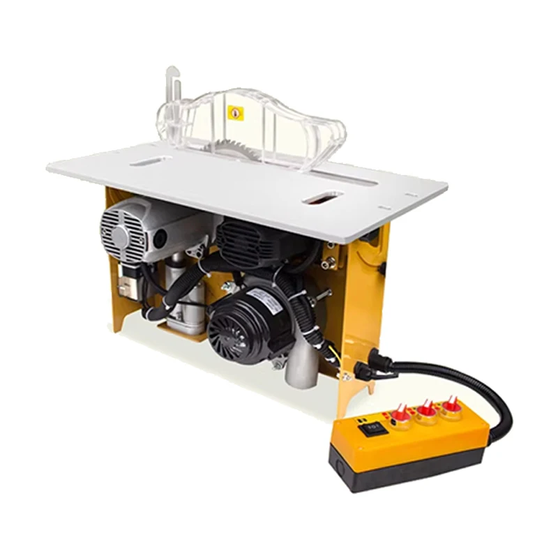 Brushless Double Saw Woodworking Cutter with Dust Collection Custom Equipment for Precise Straight Cutting Various Wood Planks