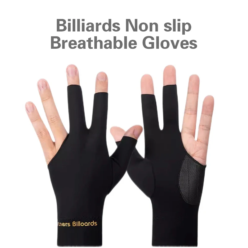 Snooker Gloves Three Finger Gloves Billiards Open Finger Half Finger Gloves Billiards