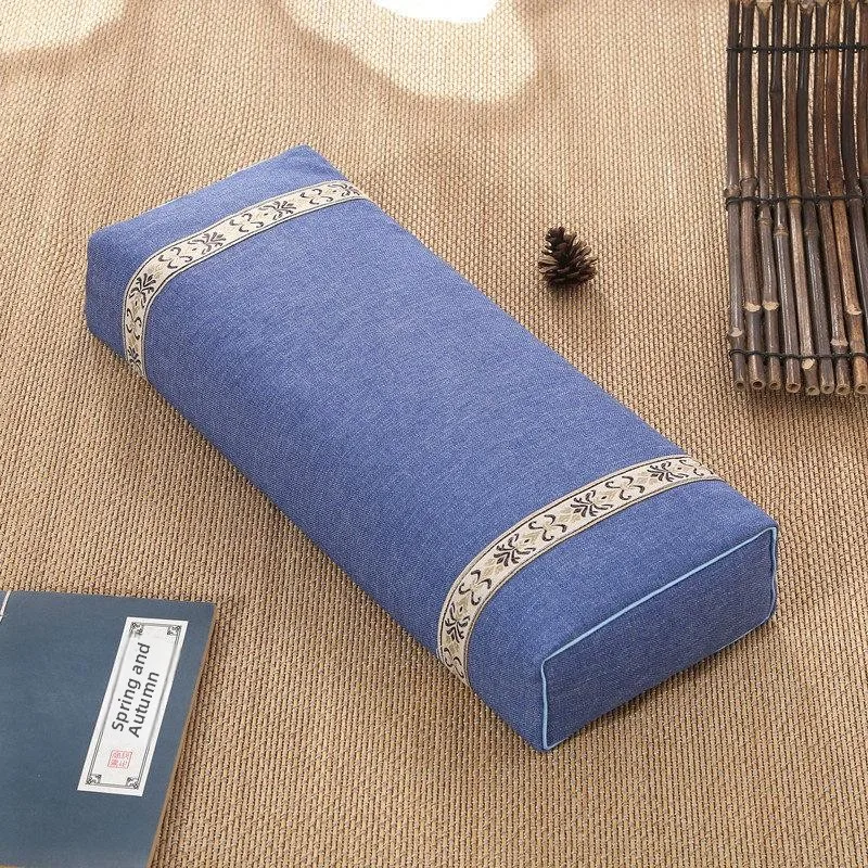 

Подушка в винтажном стиле с наполнителем из гречневой лузги, для одного человека, с поддержкой шеи, из полиэфирного волокна, мягкая, для комфортного сна