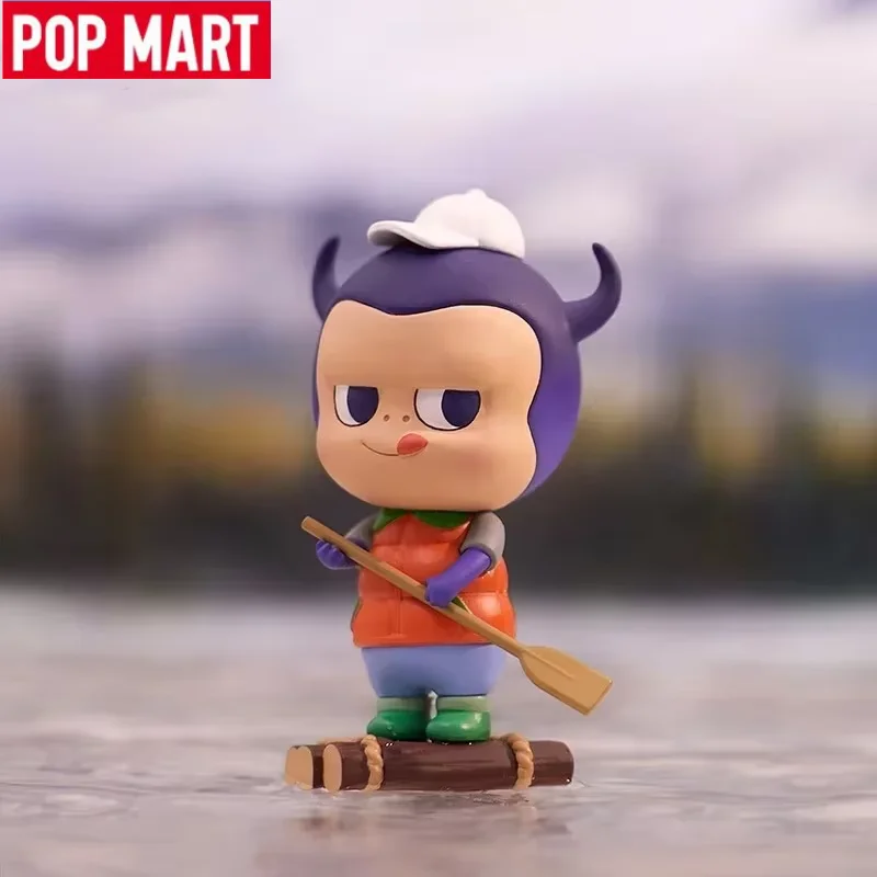 POP MART Labubu Elf Wilderness Travel Series Кемпинг Подтвержденная слепая коробка Милые игрушки Кукла Аниме Фигурка Настольные украшения Подарок девушке