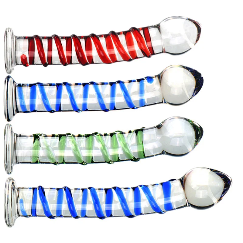 BDSM Fetish Crystal Glass Anal Plug Anus Dilator Butt Plug Stimulator Anal Sex Toys For Women Prostate Massager Dildos