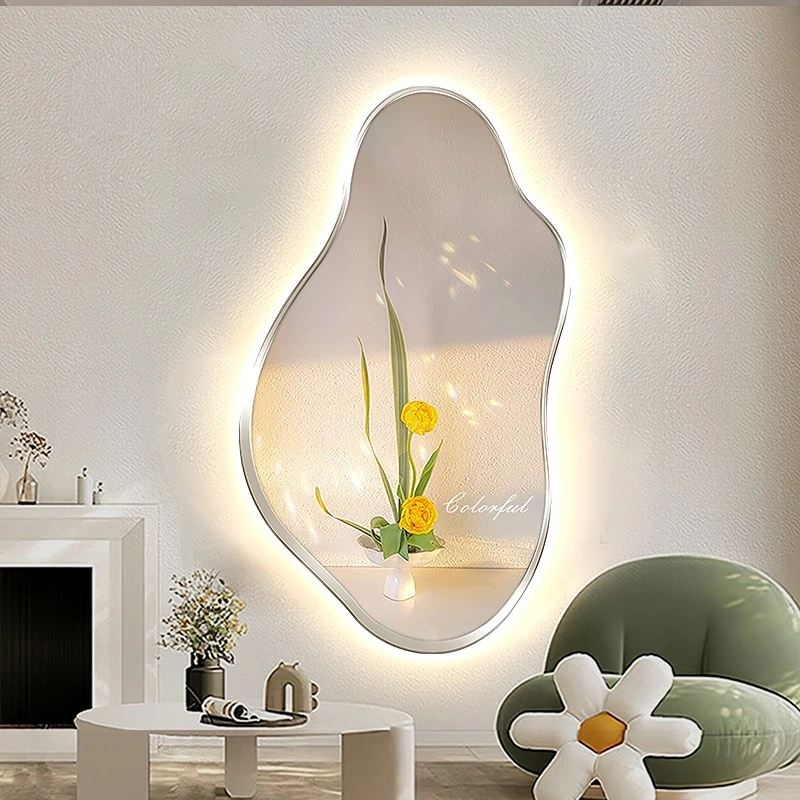 

Wind Corridor Living Room Plant Nordic LED Light Painting Mural Hanging Painting and Decorative Painting Entrance Door Ins