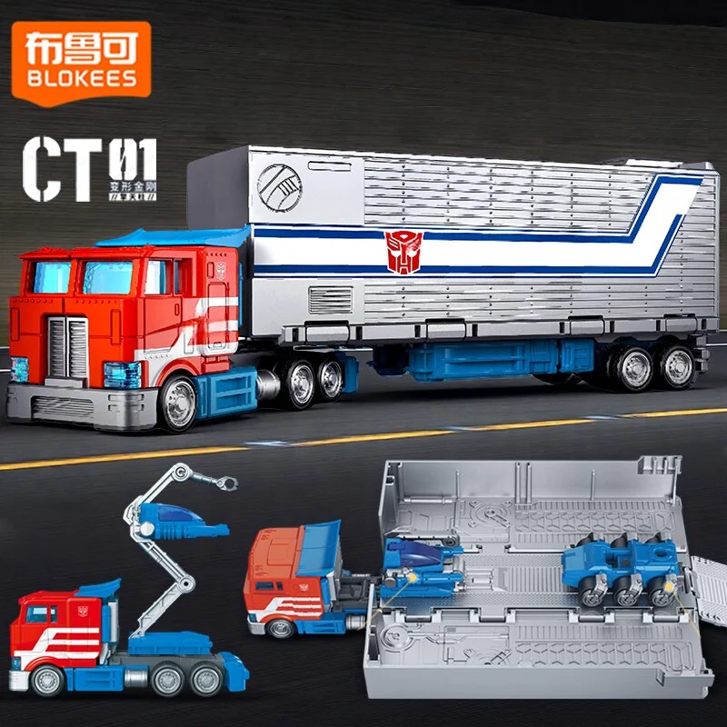 

Коллекционная фигурка-трансформер BLOKEES Оптимус Прайм CT01 (масштаб 1:64), грузовик-трансформер, игрушка, подарок на Рождество
