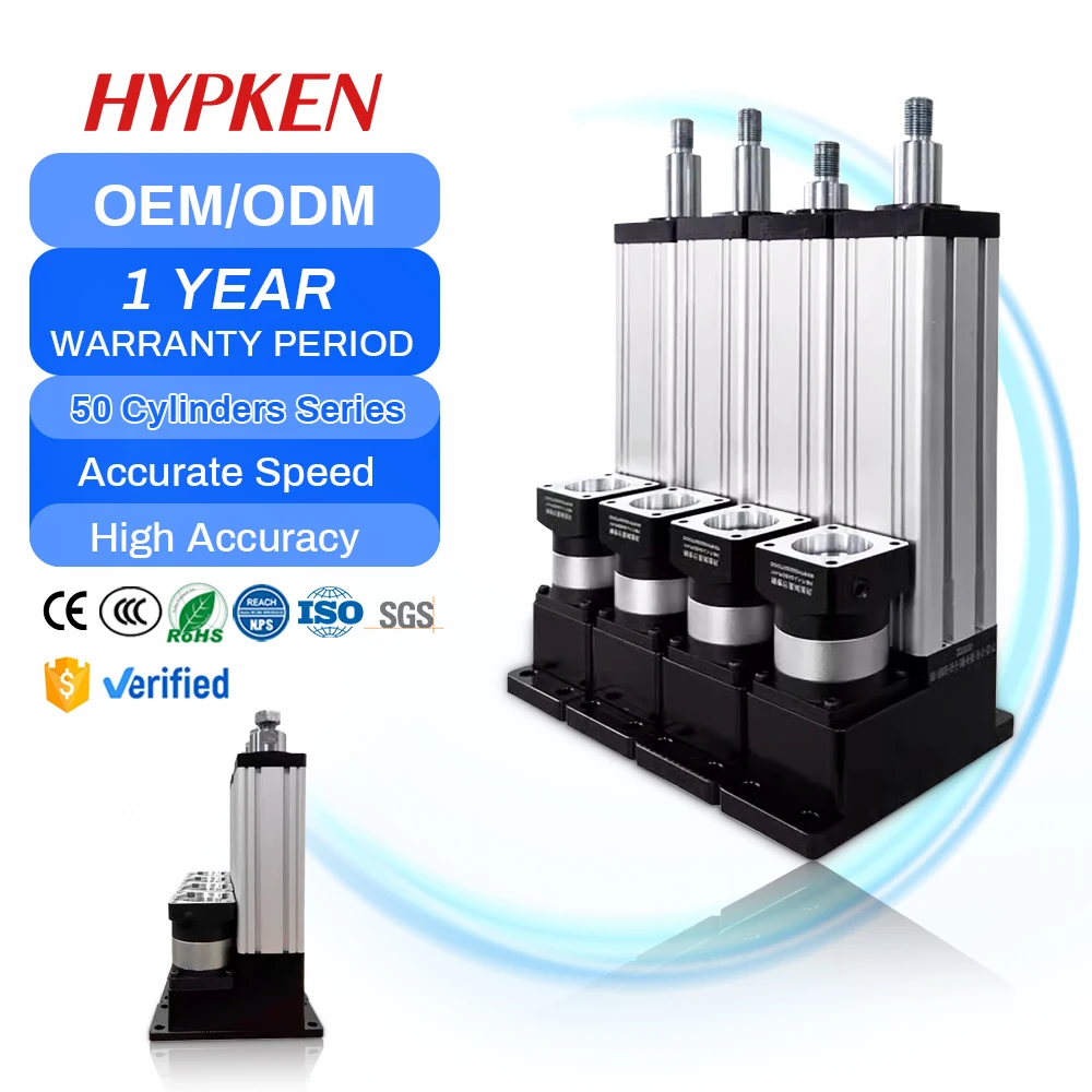 Precision Brushless Electric Cylinder Medical Applications Motion Control Encoder Automated Positioning High Precision