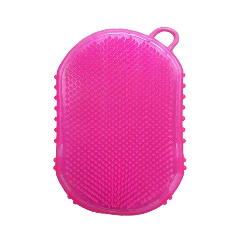 Soft Silicone Body Brush Wash Bath Shower Exfoliating Skin Fit For Baby Bath Shampoo Facial Massage Brush Supplies