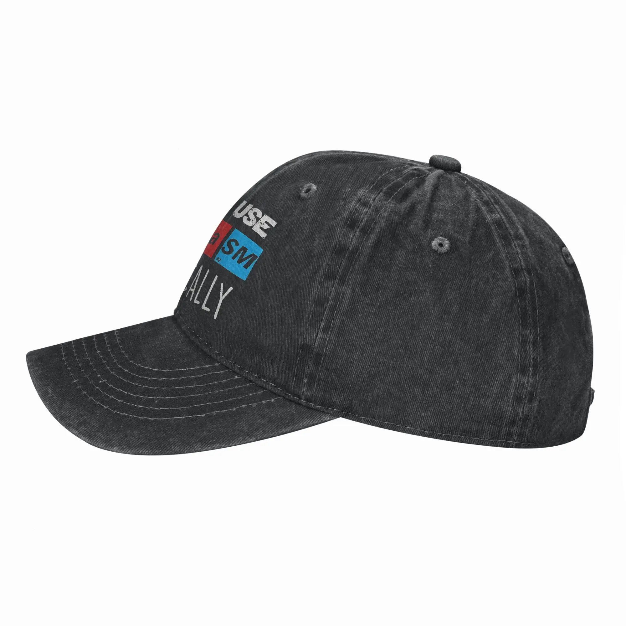 Periodic Table Unisex  Baseball Cap Sarcasm Periodically Distressed Cotton Cap Vintage Adjustable Fit Sun Cap