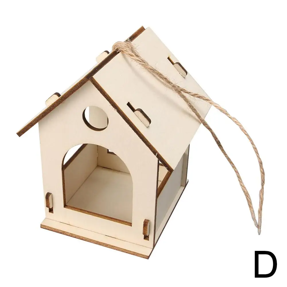 Maisons d'oiseaux pour l'extérieur, chambre d'extérieur à 5 trous pour 5 familles d'oiseaux, paillet