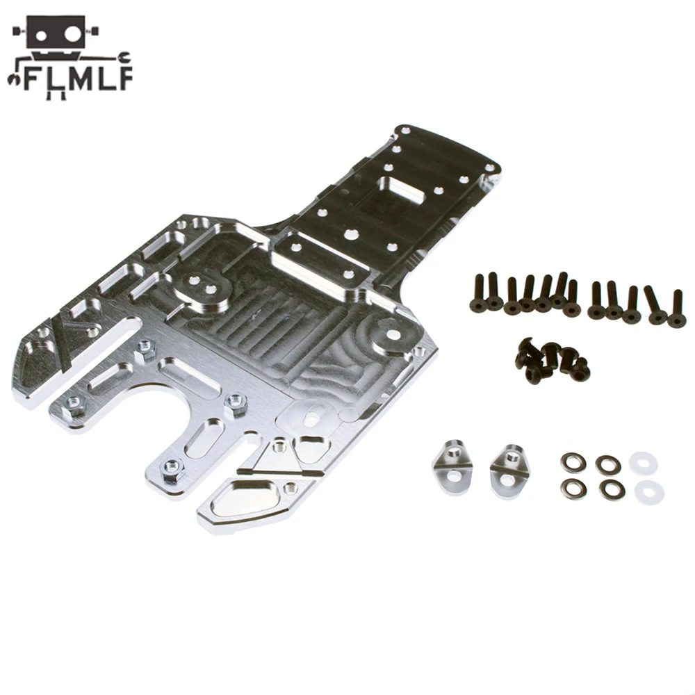 Rc รถด้านหลังแผ่นแชสซี Fit 1/5 HPI ROFUN BAHA ROVAN KM BAJA 5B 5 ครั้ง 5SC อะไหล่