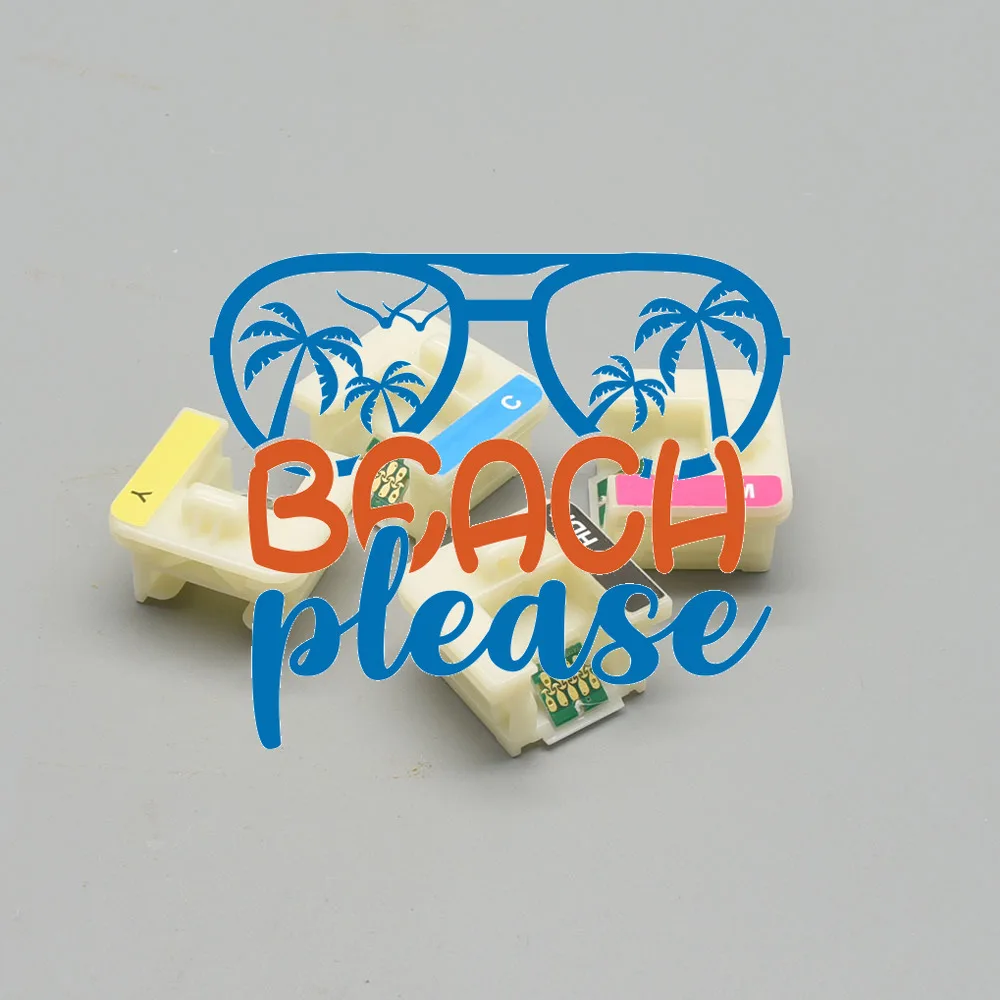 

4PC T7411 T741X Cartridge Chip with holder For Epson SureColor F6000 F6070 F6200 F6270 F7000 F7070 F7100 F7170 F7200 F7270 F9300