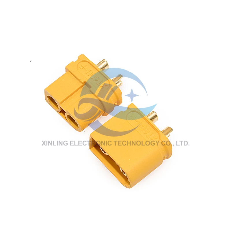 XT60U-M/F male/female test connector gold-plated aviation model lithium battery terminal plug