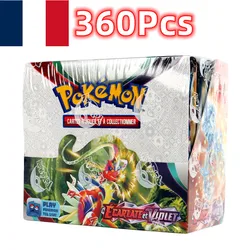 フランスのポケモンカード、スカーフバイオレットブースターボックス、tcg、36パック、360個