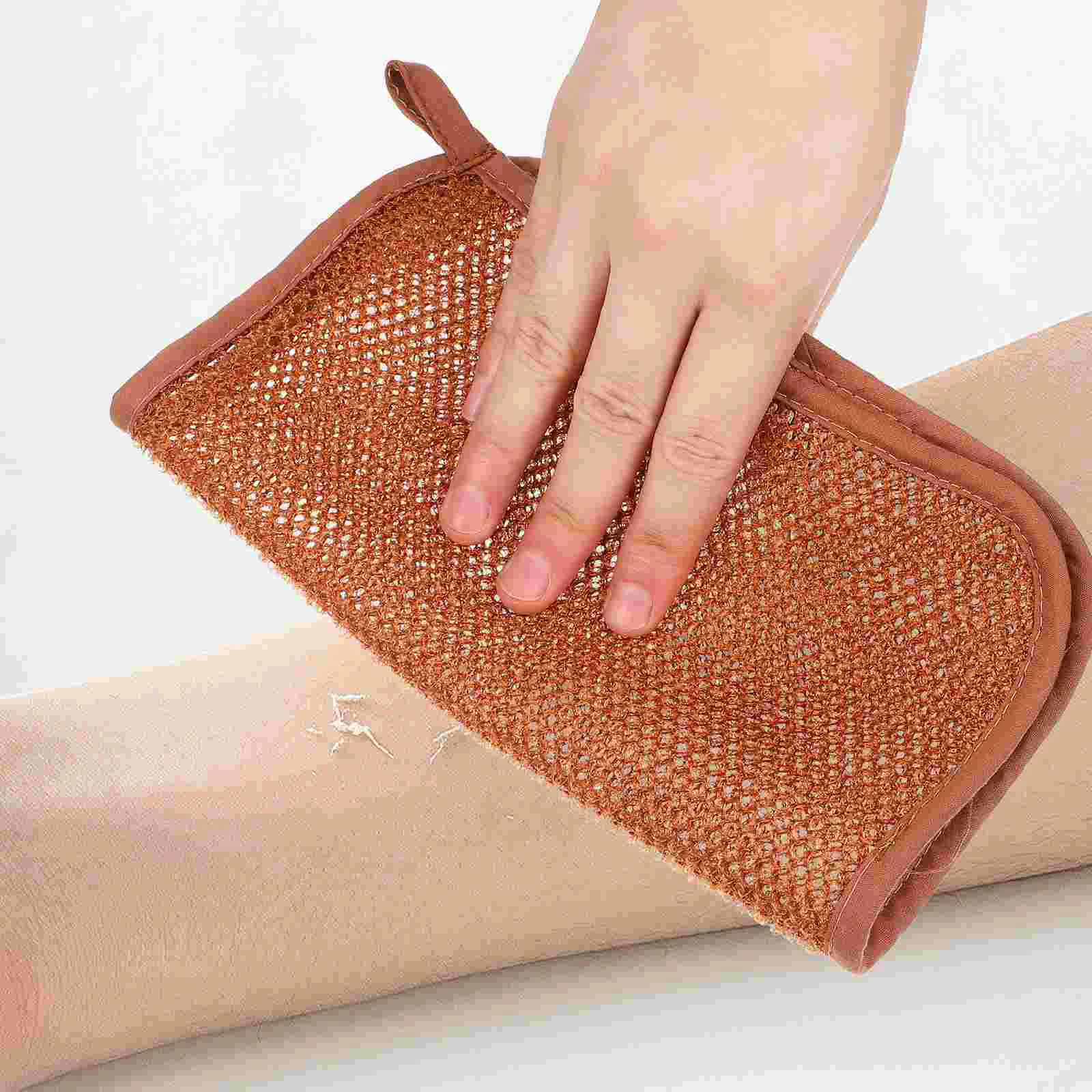 Exfoliërende Gezichtswashandje Body Scrubber Hangende Baddoek Afrikaanse Netspons Douche Loofah Huid Wassen Handdoek Gezichtsmake-Up