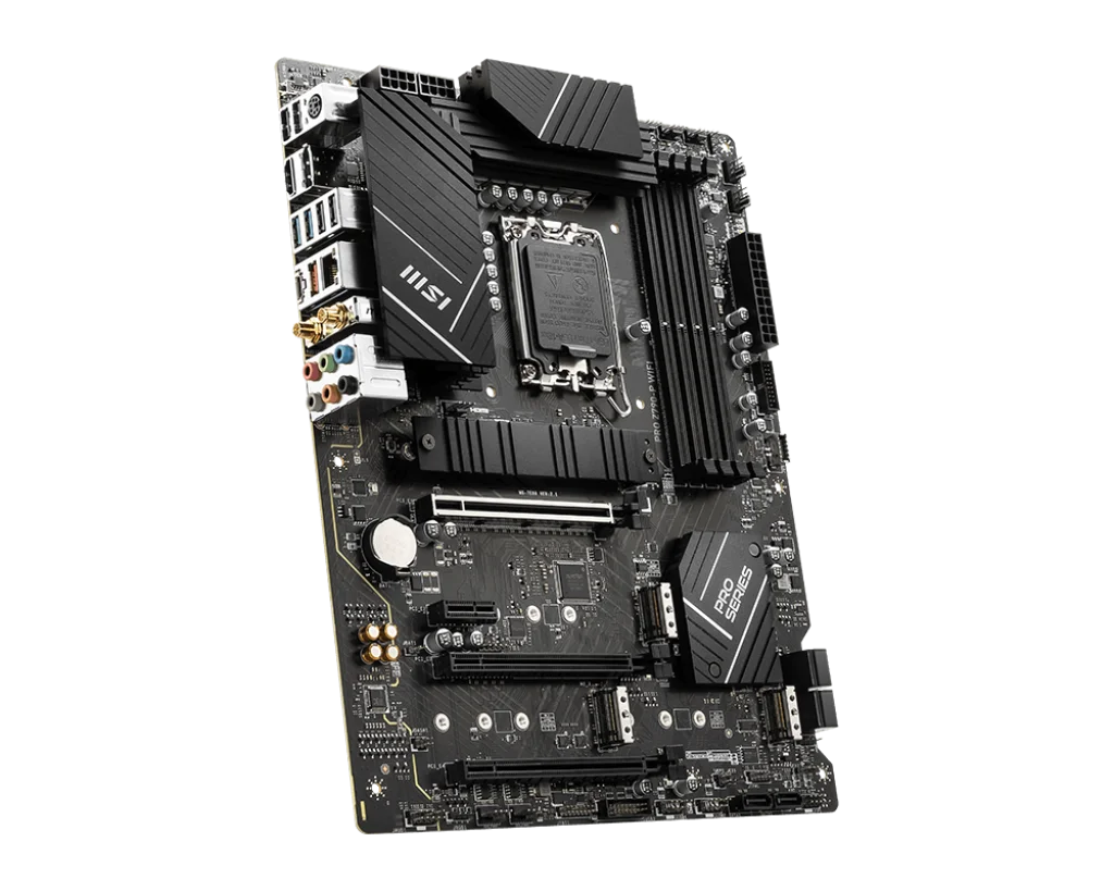 Imagem -02 - Placa-mãe Msi Pro Z790 Z790-a Wifi para Core i7 14700k 13700k 12700kf Lga 1700 Core i5 12400 12400f Cpu Ddr5.