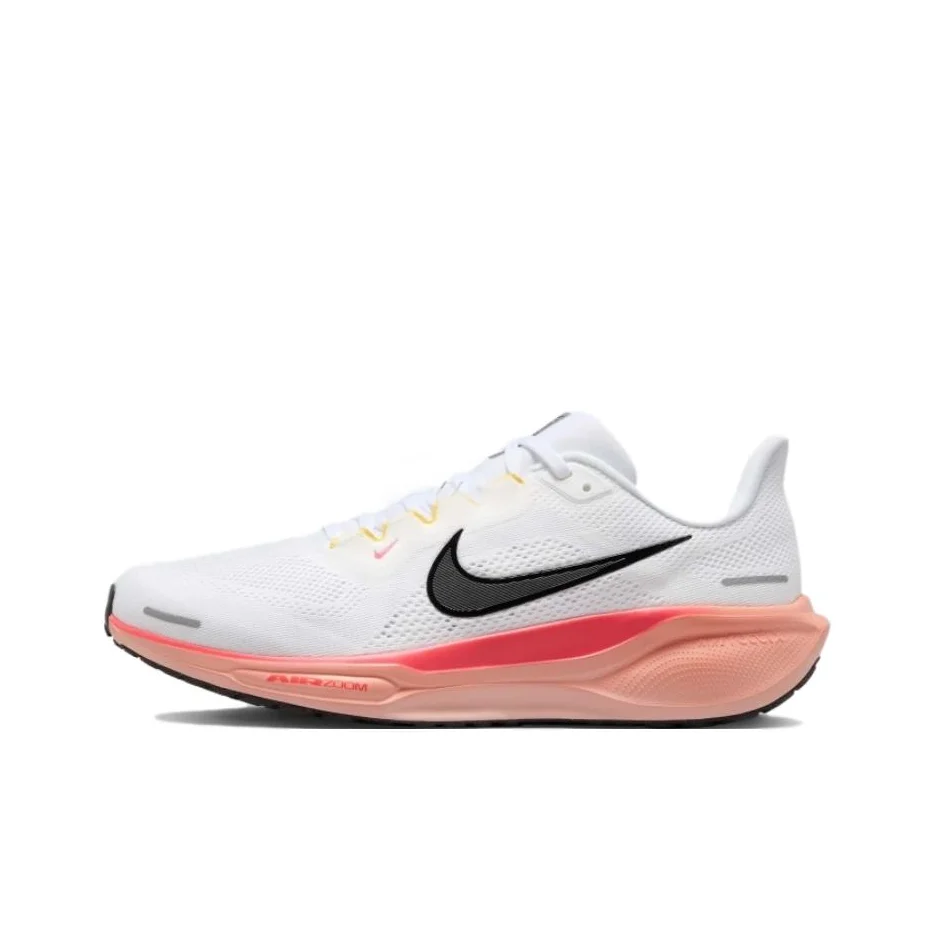 

Nike Pegasus 41 Comfortable Slip Resistant Abrasion Resistant Low top Casual Running Shoes Men's White Orange IB6656-108