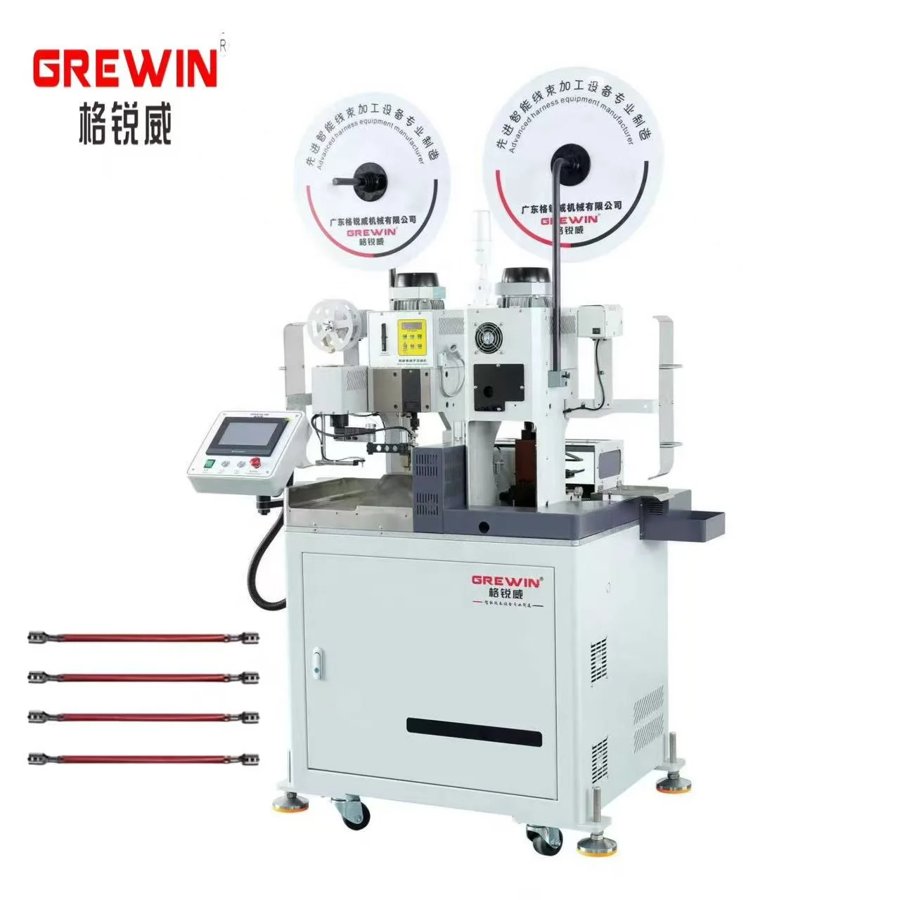 4200pcs/h HMI Stripping and Crimping Machine Two Sides Automatic Terminal Crimping Machine Crimp Force Monitor Cfm GVA-02S