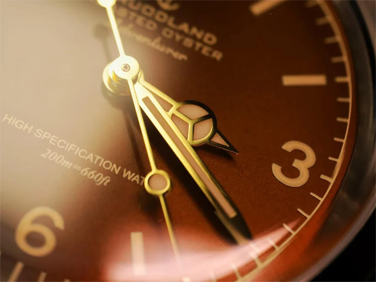 Hruodland 2025 36mm nuevo clásico automático hombres relojes de vestir NH35 pulsera mecánica de acero inoxidable reloj de pulsera deportivo negro masculino